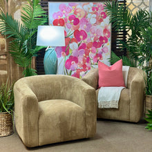 Load image into Gallery viewer, Textured Sand Swivel Chair
