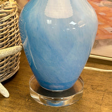 Load image into Gallery viewer, Blue Glass Lamp
