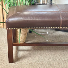 Load image into Gallery viewer, Leather Upholstered Bench
