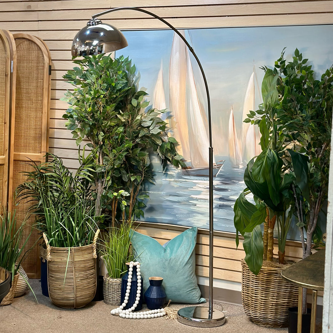 Chrome Arched Floor Lamp