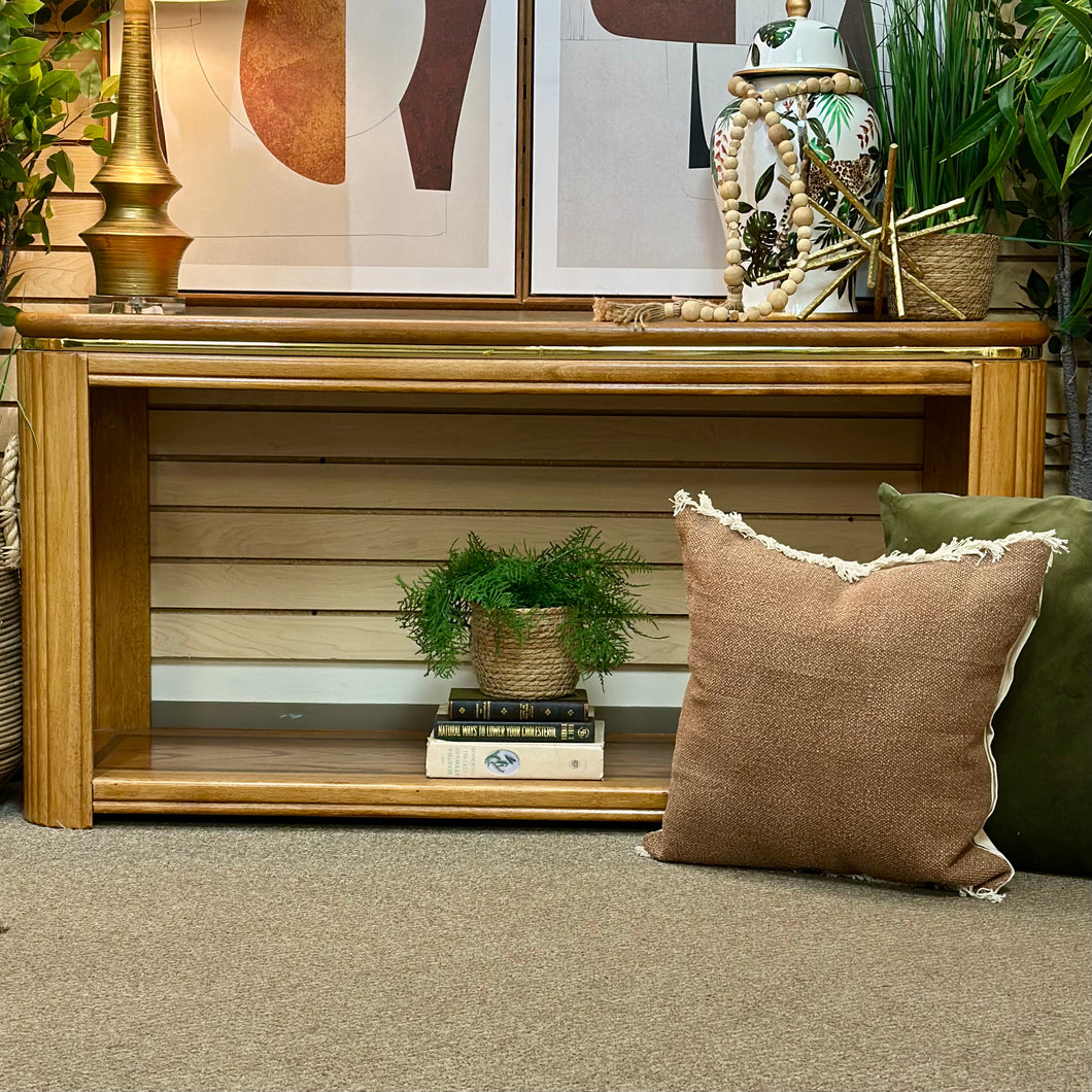Vintage Wooden Console