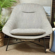 Load image into Gallery viewer, Grey Modern Chair &amp; Ottoman
