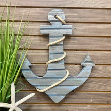 Load image into Gallery viewer, Wooden Anchor Art
