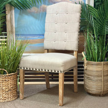 Load image into Gallery viewer, Burlap Back Dining Chair

