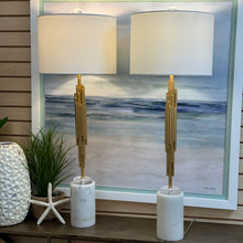 Load image into Gallery viewer, Marble/Gold Lamp
