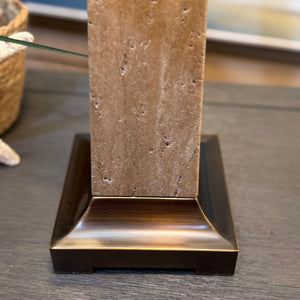 Tall Stone Lamp