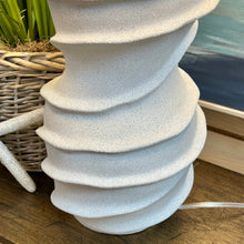 Load image into Gallery viewer, White Ceramic Spiral Lamp
