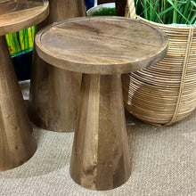 Load image into Gallery viewer, SM Modern DK Wood Side Table
