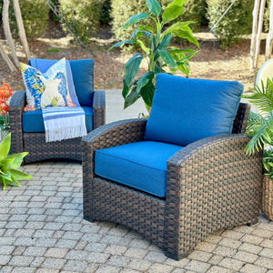 Outdoor Resin Wicker Armchair