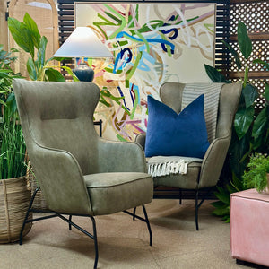 Modern Dark Green Chair