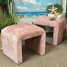 Load image into Gallery viewer, Blush Upholstered Bench
