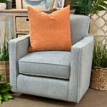 Load image into Gallery viewer, Textured Blue Swivel Glider
