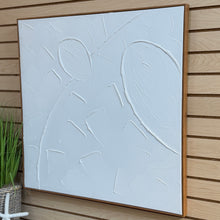 Load image into Gallery viewer, Framed White Abstract
