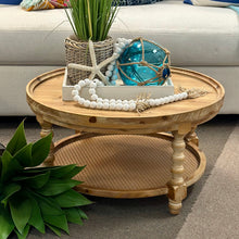 Load image into Gallery viewer, Round Spindle Leg Coffee Table

