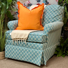 Load image into Gallery viewer, Aqua Honeycomb Swivel Glider
