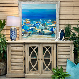 Shutter & Glass 4DR Cabinet