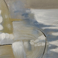 Load image into Gallery viewer, Blue/White/Beige Framed Abstract
