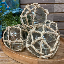 Load image into Gallery viewer, 5&quot;  Round Glass Ball W/Rope
