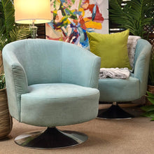 Load image into Gallery viewer, Aqua Swivel Chair
