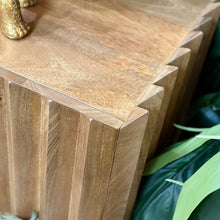 Load image into Gallery viewer, 4DR Spiked Wood Credenza
