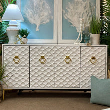 Load image into Gallery viewer, White Geometric Cabinet

