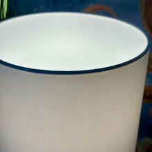 Load image into Gallery viewer, Blue Textured Glass Lamp
