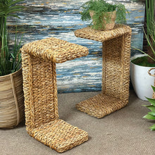 Load image into Gallery viewer, Woven Banana Leaf C Table
