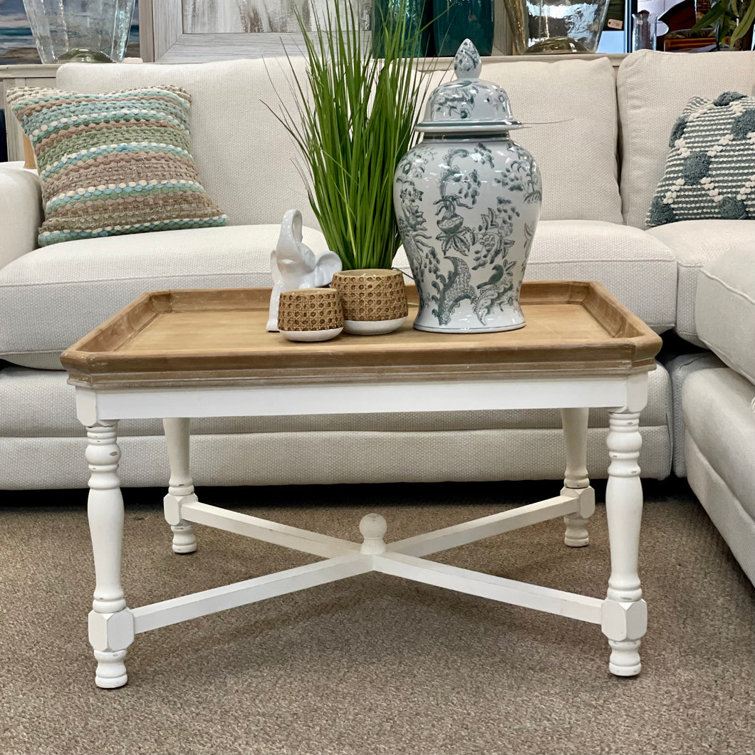 Two-Toned Square Coffee Table