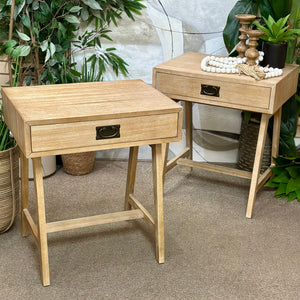 Pier 1 Taupe Nightstand