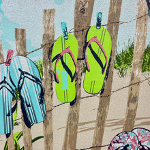 Load image into Gallery viewer, &#39;Flops On A Fence&#39; Giclee
