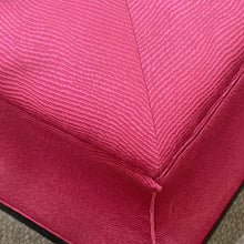 Load image into Gallery viewer, Fuchsia Storage Ottoman
