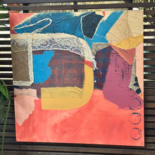 Load image into Gallery viewer, Mixed Media Fabric Art

