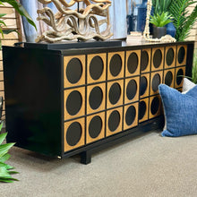 Load image into Gallery viewer, Modern Wood Circles Cabinet
