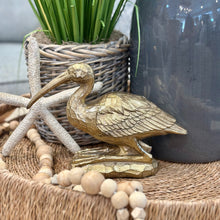 Load image into Gallery viewer, Gold Crane Decor
