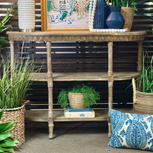 Load image into Gallery viewer, Demilune Wooden Console
