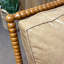 Load image into Gallery viewer, Vegan Leather Spindle Chair
