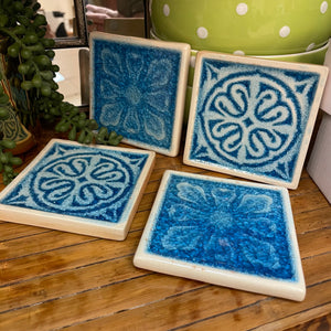 Set/4 Blue Coasters