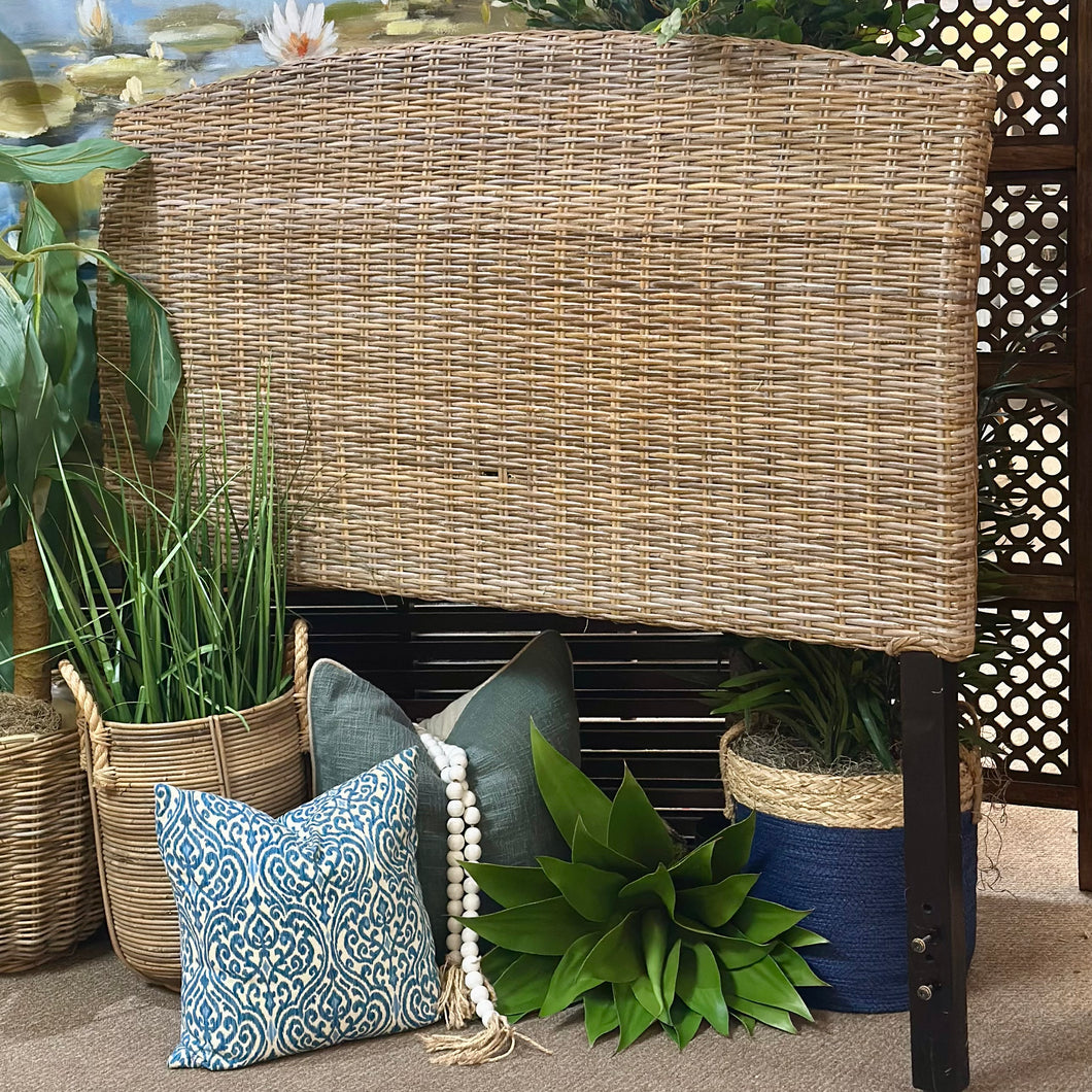 Full Wicker Headboard