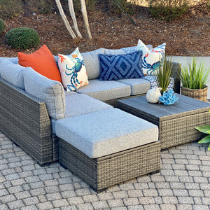 4PC Outdoor Sectional w/Coffee Table