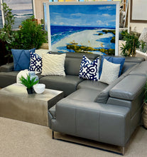 Load image into Gallery viewer, 4PC Italian Leather Reclining Sectional
