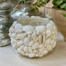 Load image into Gallery viewer, White Shell Candle Holder
