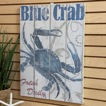Load image into Gallery viewer, Blue Crab Wood Art
