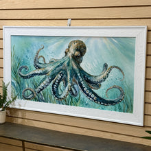 Load image into Gallery viewer, Aqua Octopus Giclee Art
