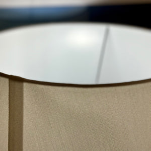 White Washed Resin Lamp