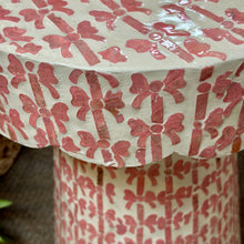 Load image into Gallery viewer, Pink Bow Capiz Table
