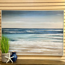 Load image into Gallery viewer, Blue Ocean Shore Art
