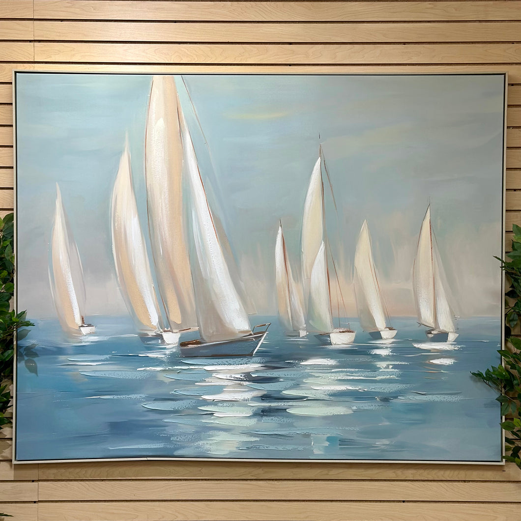 Imperfect Sail Away II Framed Art