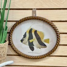 Load image into Gallery viewer, Oval Fish Print VI Art

