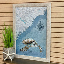Load image into Gallery viewer, Turtle NC Coast Map
