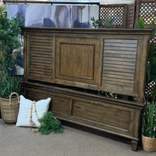 Load image into Gallery viewer, King Mocha Wood Shutter Bed
